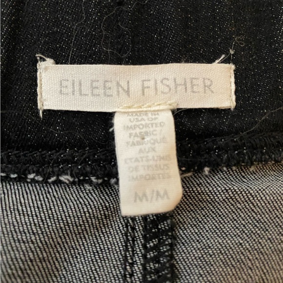 Eileen Fisher organic cotton stretch jean leggings size medium - Picture 4 of 10